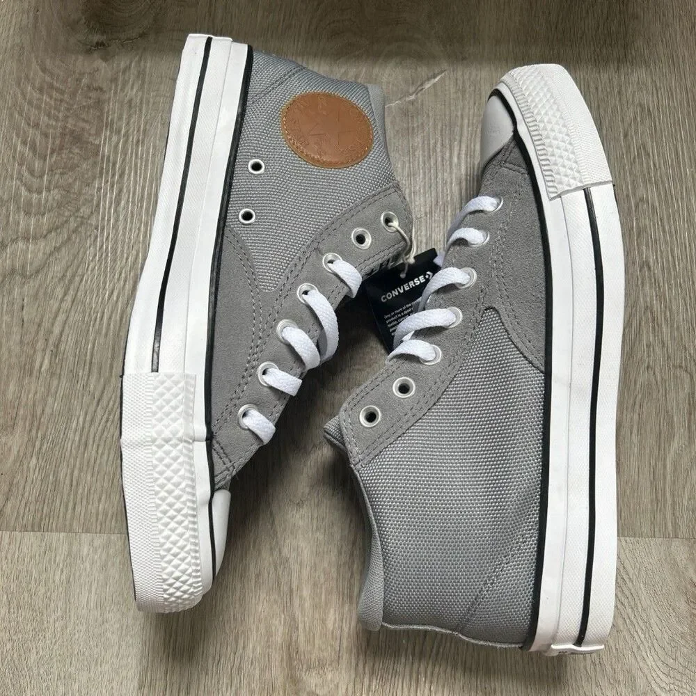Converse CTAS Malden Street Mid Canvas Mens 13 Gray Shoes Sneakers A09499C NEW